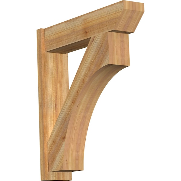 Ekena Millwork Westlake Slat Rough Sawn Outlooker, Western Red Cedar, 8"W x 34"D x 38"H OUT08X34X38WTL06RWR - main